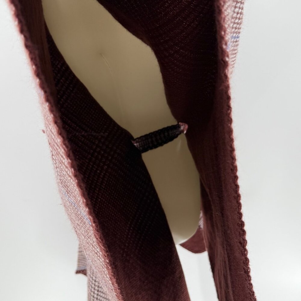 Reversible Cabi Wrap M/L Burgundy Plaid (RETAIL $130) - Picture 6 of 9